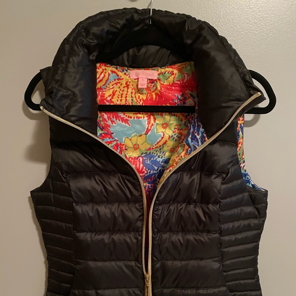 Lilly Pulitzer puffer vest size M